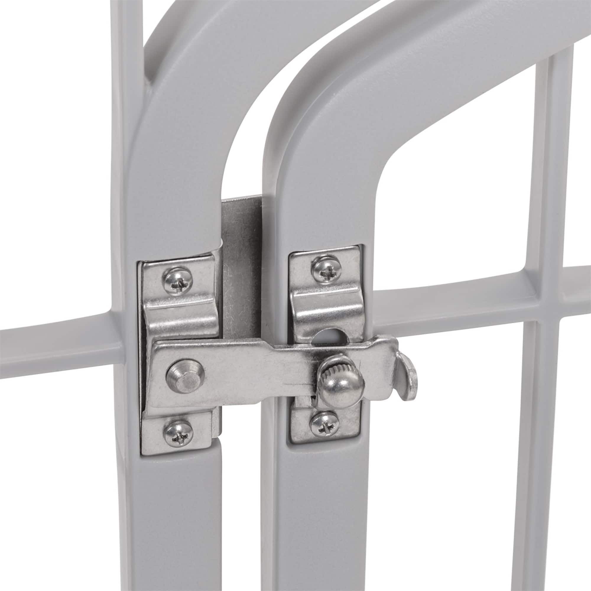 IRIS® Gray 4-Panel Pet Playpen with Door